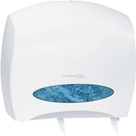 Kimberly-Clark Professional JRT Jr. Escort Jumbo Roll Bath Tissue Dispenser - Pearl White 9508*****##*