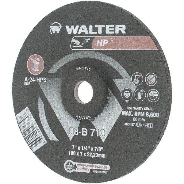 Depressed Grinding Wheel:  Type 27,  7