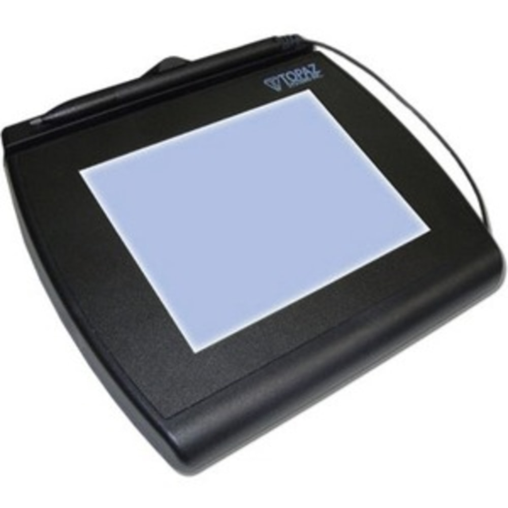 Topaz SignatureGem LCD 4x5 - Backlit LCD - Active Pen - 1 x USB, Serial - 4.60in x 3.50in Active Area LCD - Backlight - 320 x 240 - USB - 410 PPI MPN:T-LBK766SE-BBSB-R