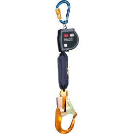 3M™ Dbi-Sala® Nano-Lok XL Self Retracting Lifeline w/Aluminum Carabiner & Rebar Hook 9'L 3100606