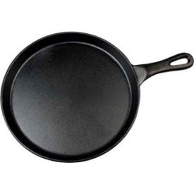 Winco IGL-10 Cast Iron Grill Pan Round 10