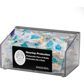 Horizon Mfg. Clear Acrylic Foam Ear Plug Dispenser With No Lid 5137 9