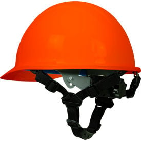 ERB® Americana® Cap with Accessory Slots 4-Point Mega Ratchet® & Chin Strap Orange - Pkg Qty 12 WEL19783OR