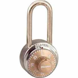 Master Lock® No. 1502LHGLD General Security Combo Padlock LH Shackle - Gold Dial 1502LHGLD