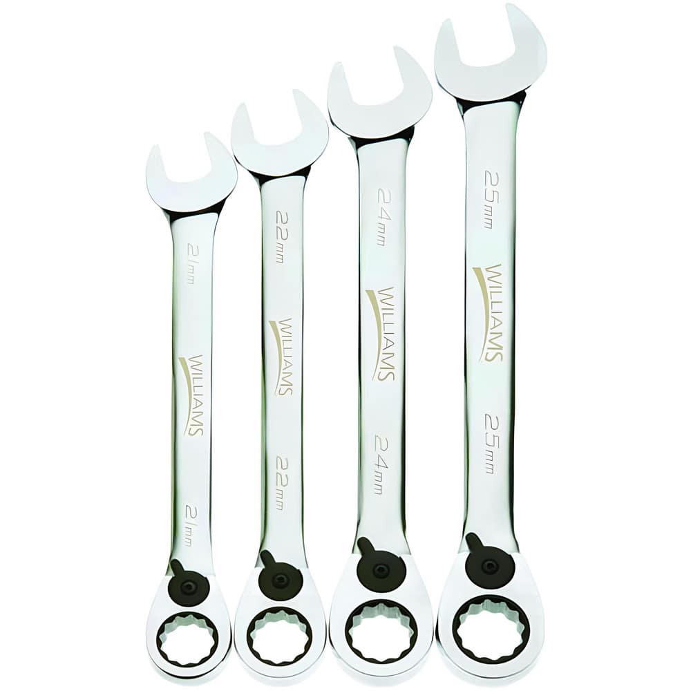 Wrench Sets, Tool Type: Ratcheting Combination Wrench Set , Set Type: Ratcheting Combination Wrench Set , System Of Measurement: Metric  MPN:JHWMWS-4RC