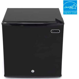 Whynter Compact Upright Freezer With Lock Solid Door 1.1 Cu. Ft. Black CUF-110B