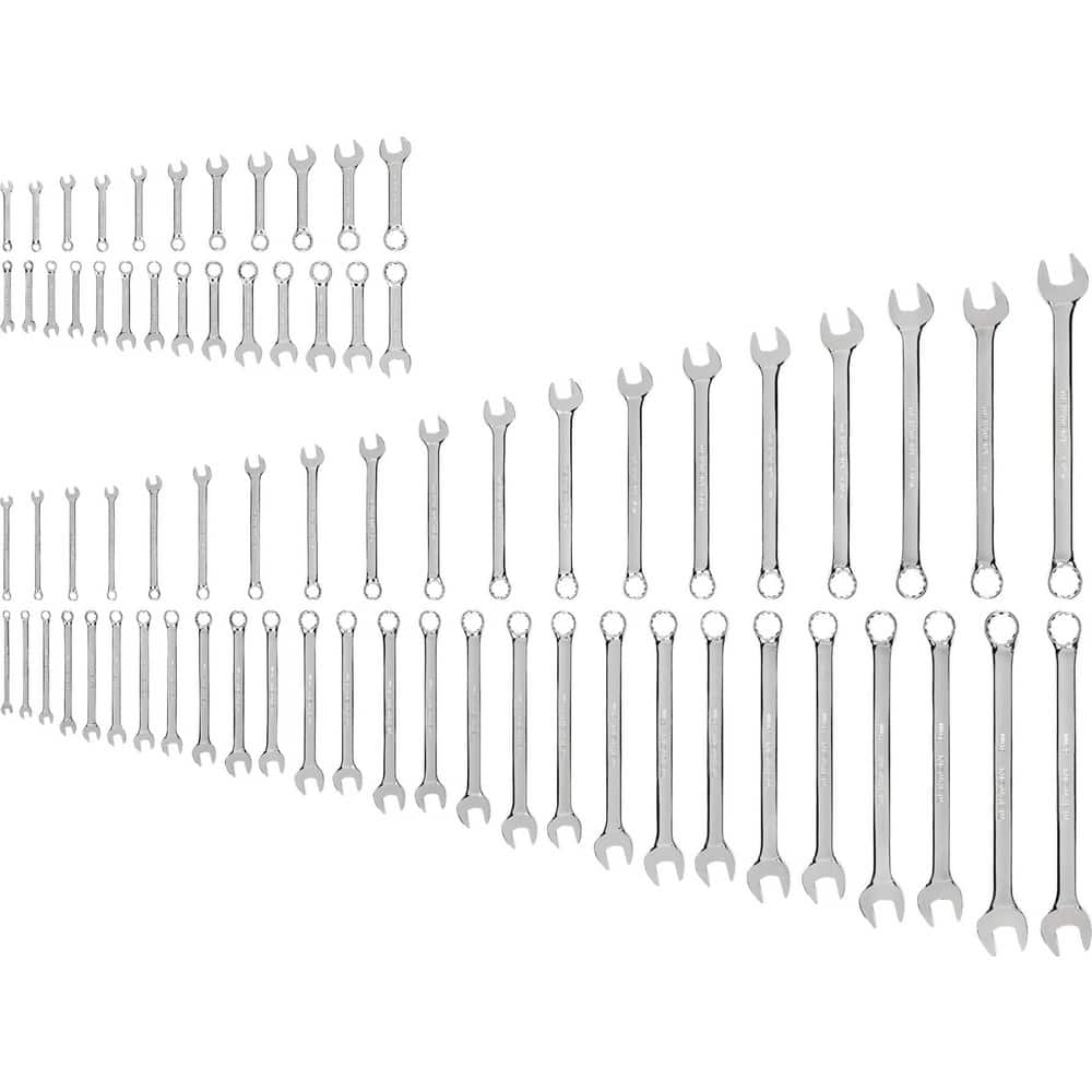 Wrench Sets, System Of Measurement: Inch & Metric , Size Range: 1/4 - 1-1/4 in, 6 - 32 mm , Container Type: None , Wrench Size: Set , Material: Steel  MPN:WCB90904