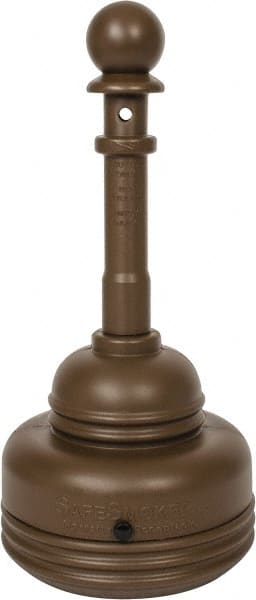 5 Qt Polyethylene Cigarette & Cigar Receptacle MPN:1206BROWN