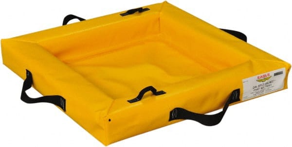 Collapsible Pallets, Drum Configuration: None , Spill Capacity: 22.5gal-(US) , Material: Fabric , Material: PVC Coated Fabric , Overall Length: 3.00  MPN:T8004