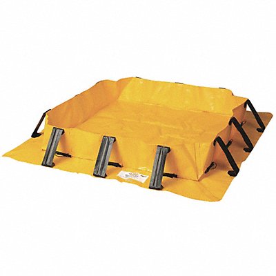 Spill Berm 4 ft.Lx4 ft.Wx8 in.H Yellow MPN:T8401