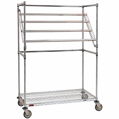 Sterile Wrap Cart 60x68 Chrome 1 Shelf MPN:SWC2460C