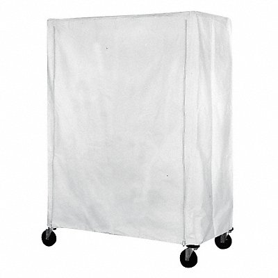 Cart Cover 36x18x54 White Nylon Zipper MPN:CZC-54-1836