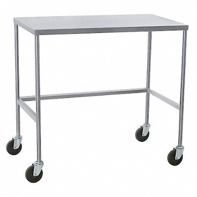 Mobile Instrument Table 46x24x34 w/Shelf MPN:ITU2446