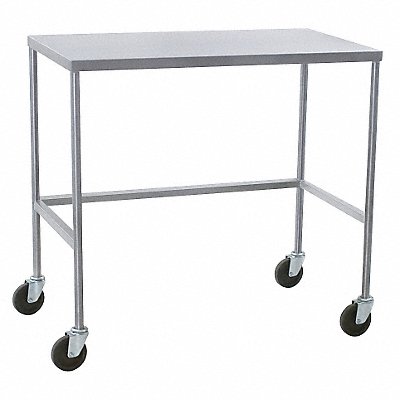 Mobile Instrument Table 58x24x34 w/Shelf MPN:ITU2458