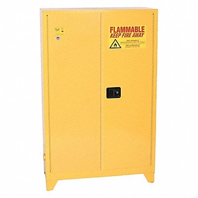 Flammable Liquid Safety Cabinet Yellow MPN:1947XLEGS