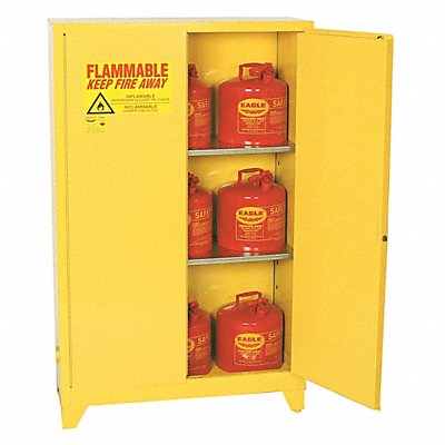 Flammable Safety Cabinet 60 gal Yellow MPN:1962XLEGS