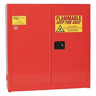 K2478 Flammable Liquid Safety Cabinet Red MPN:1975XRED