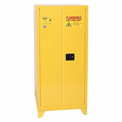 Flammable Liquid Safety Cabinet Yellow MPN:6010XLEGS