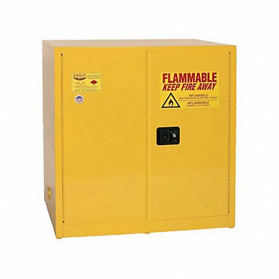 Flammables Safety Cabinet Yellow MPN:6410X