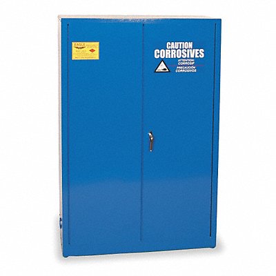 Corrosive Safety Cabinet Blue 45 gal. MPN:CRA45X