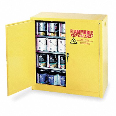 Paints and Inks Cabinet 40 gal Yellow MPN:YPI32X