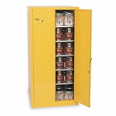 F8852 Paints and Inks Cabinet 96 gal Yellow MPN:YPI62X