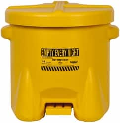 10 Gallon Capacity, Polyethylene Oily Waste Can MPN:935FLY