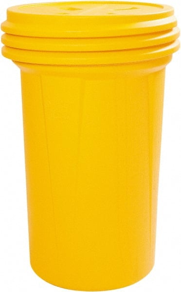 57 Gallon Closure Capacity, Screw On Closure, Yellow Overpack MPN:1657