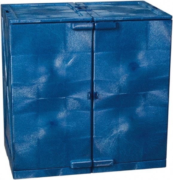 Stackable Cabinet: Manual Closing, 4 Shelves, Blue MPN:M24CRA