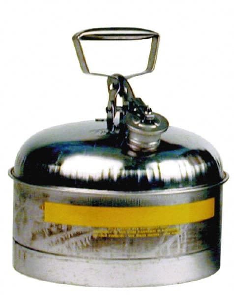 Safety Can: 2.5 gal, Stainless Steel MPN:1313