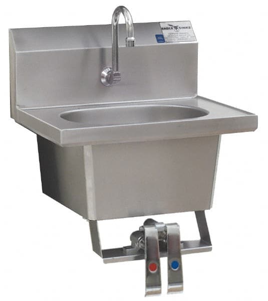 Hands-Free Hand Sink: Stainless Steel MPN:HSA-10-FK