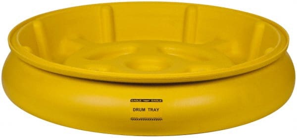 Spill Tray: 1 Drum, 10 gal, 1,000 lb, Plastic MPN:1614