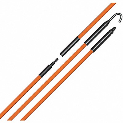 Fiberglass Wire Fishing Rods 16 ft MPN:ETF25016