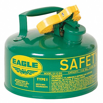 Type I Safety Can 1 gal Green 8In H MPN:UI10SG