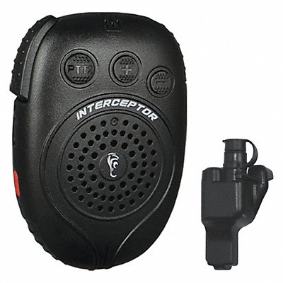 Interceptor Speaker Microphone Black MPN:Interceptor 23