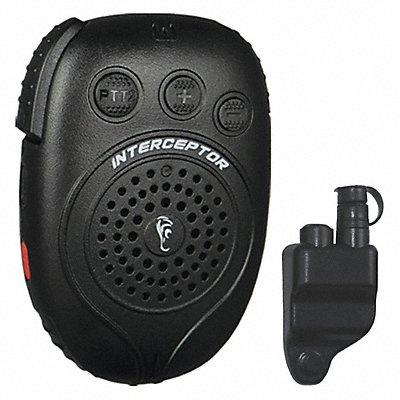 Interceptor Speaker Microphone Black MPN:Interceptor 28