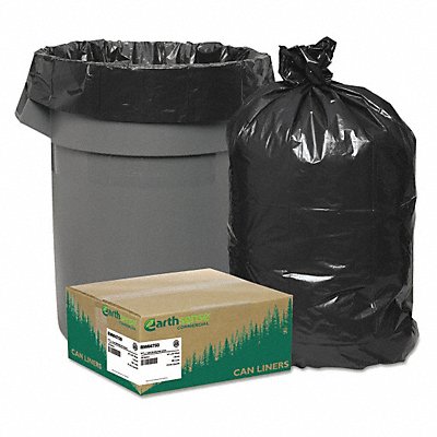 Can Liners 40 to 45gal. Black PK100 MPN:RNW4620