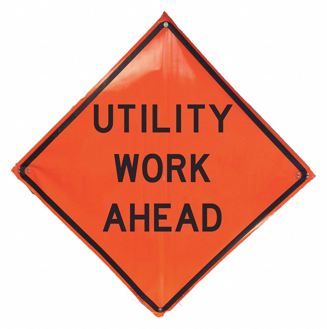 Utility Work Ahead Traffic Sign 48 x48 MPN:1UBR1