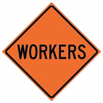 Workers Ahead Traffic Sign 36 x 36 MPN:669-C/36-MFO-MW