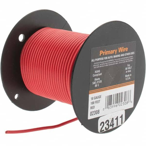 18 AWG Automotive Plastic Insulated, Single Conductor Wire MPN:23411