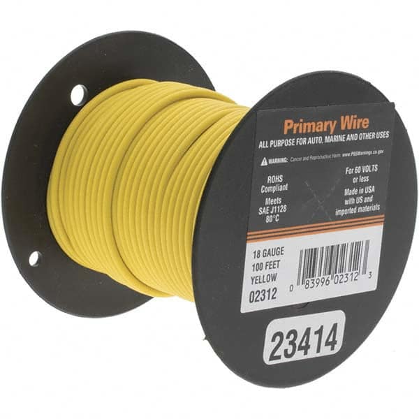 18 AWG Automotive Plastic Insulated, Single Conductor Wire MPN:23414