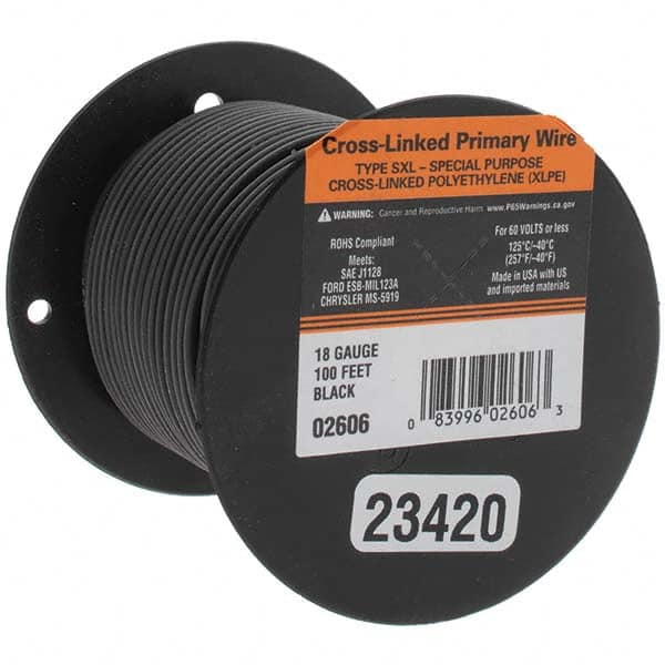 18 AWG Automotive Cross-Linked Polyethylene Wire MPN:23420