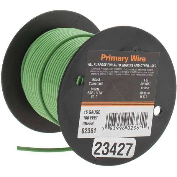 16 AWG Automotive Plastic Insulated, Single Conductor Wire MPN:23427