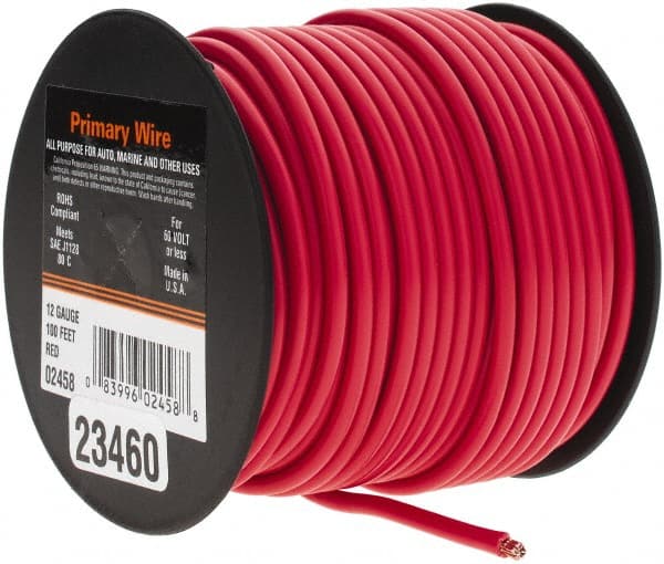 12 AWG Automotive Plastic Insulated, Single Conductor Wire MPN:23460