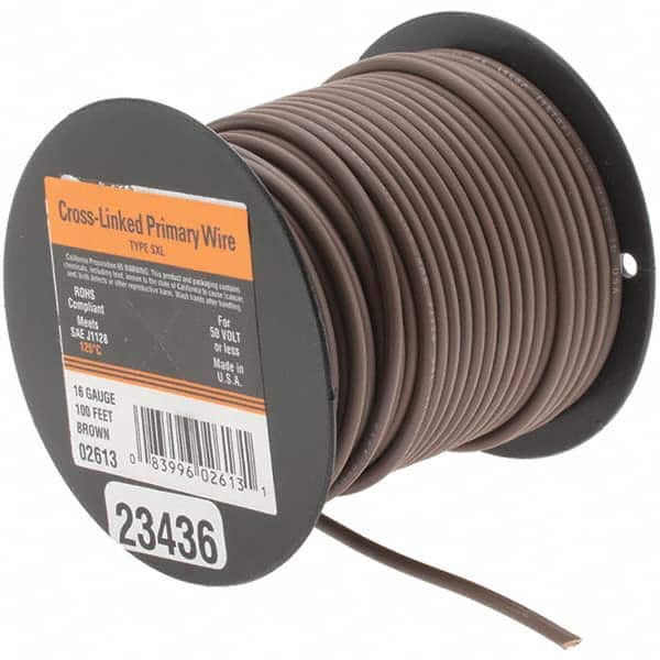 16 AWG, 100' OAL, Hook Up Wire MPN:23436