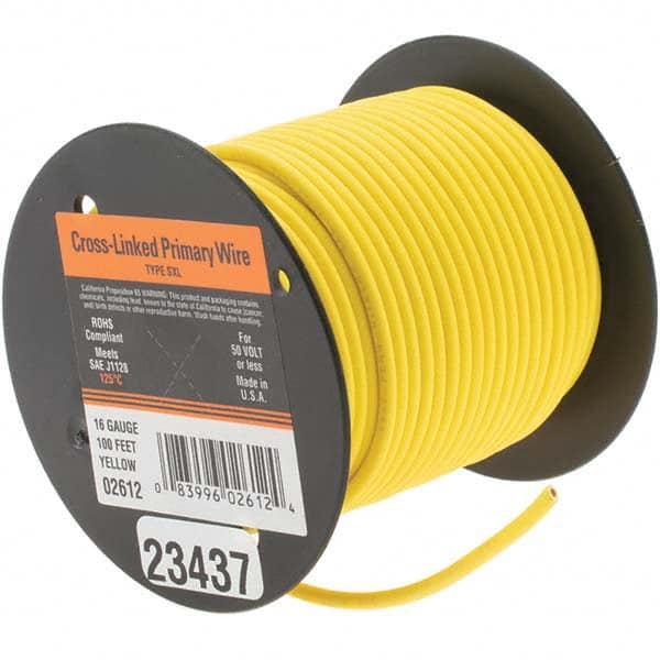 16 AWG, 100' OAL, Hook Up Wire MPN:23437