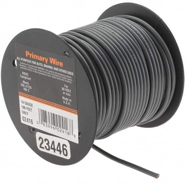 14 AWG, 100' OAL, Hook Up Wire MPN:23446