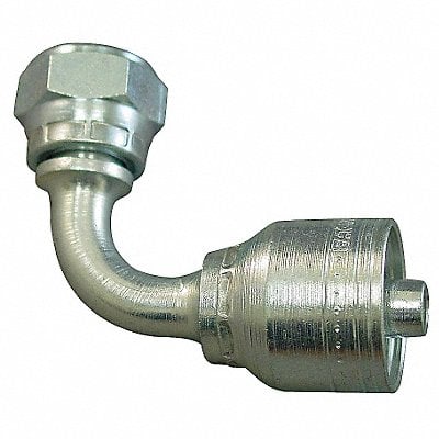 Crimp Fitting 90 Deg 3/8 ID M18-1.5 F MPN:1A10DLB6