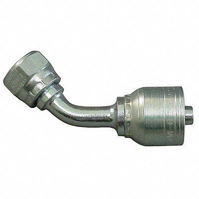 Crimp Fitting 45 Deg 3/8 ID M22-1.5 F MPN:1A10DSA6