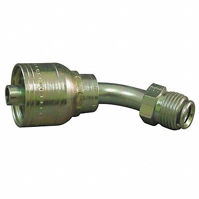 Crimp Fitting 45 Deg 1/4 ID 3/8 M MPN:1AA3MFA4